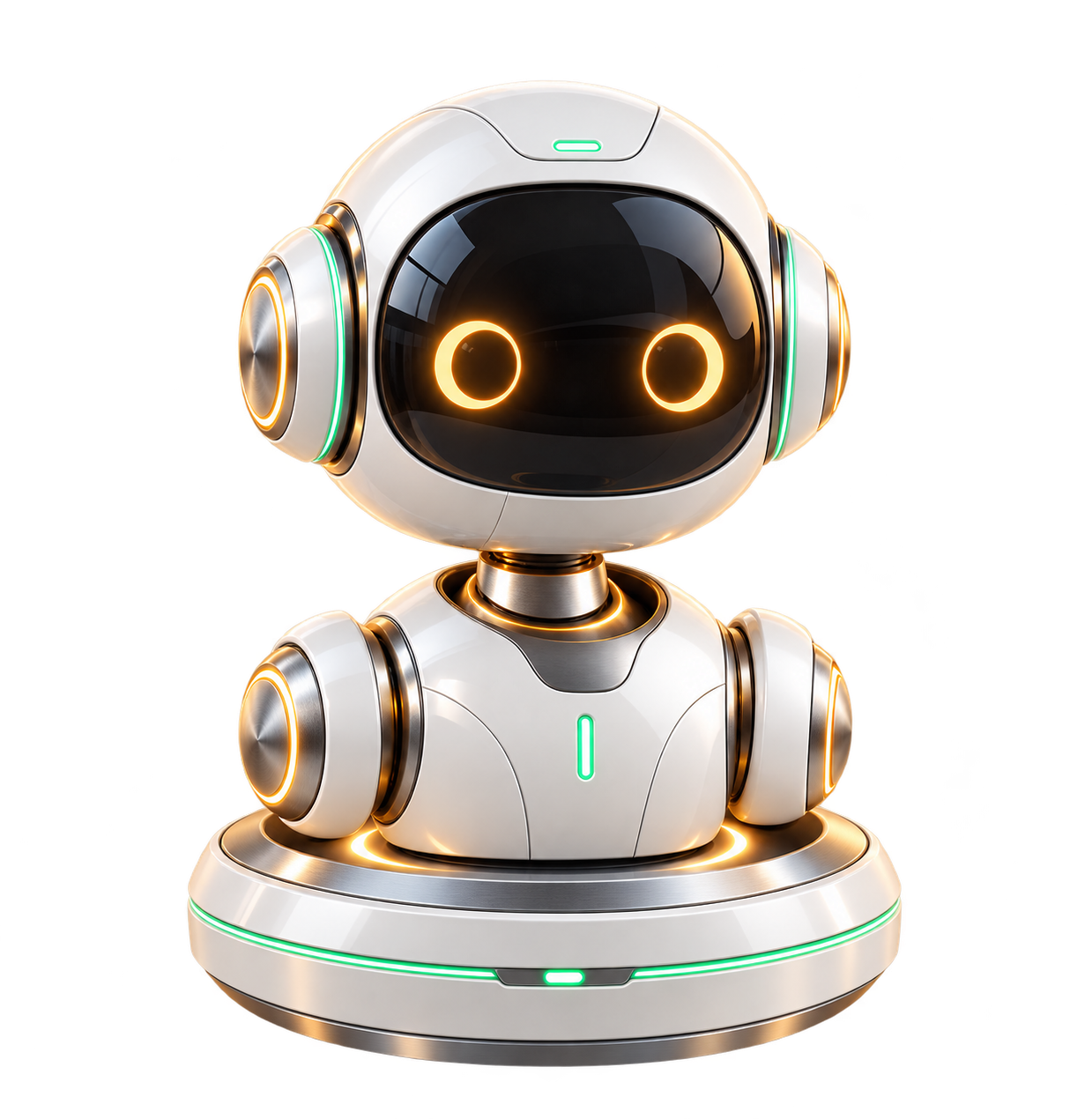 AI assistant robot illustration